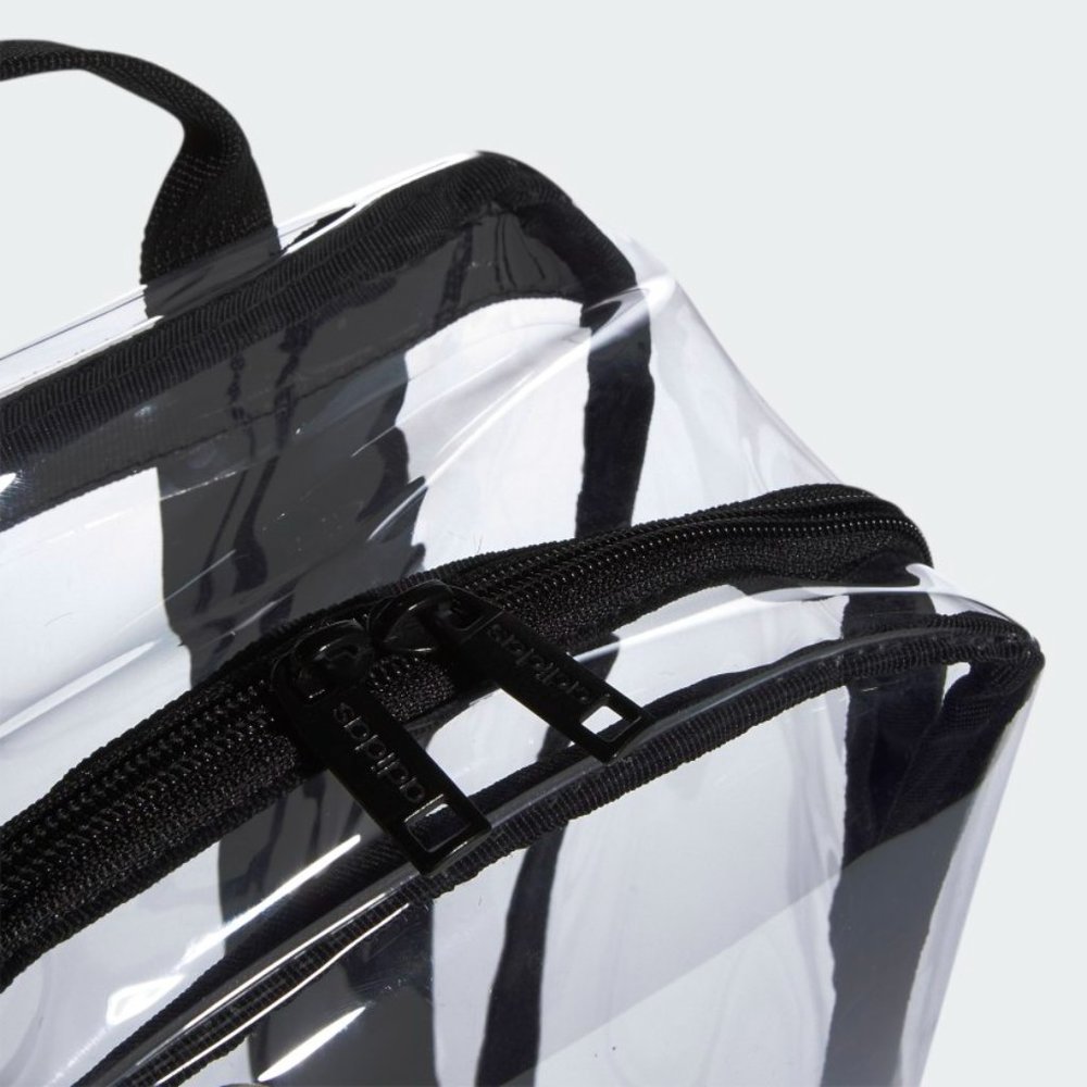 ADIDAS Clear/Transparent Backpack/Game School Bag Linear NEW - Picture 5 of 6